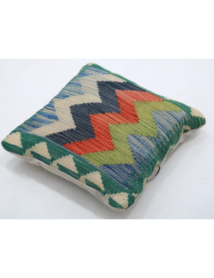 Afghan Tribal Pillow 1' 5" x 1' 5" Hand-Woven view