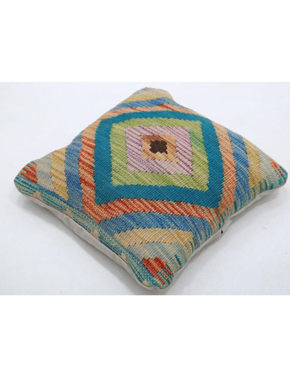 Afghan Tribal Rug 1' 5" x 1' 5" Hand-Woven view
