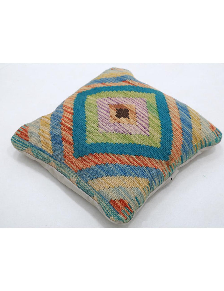 Afghan Tribal Rug 1' 5" x 1' 5" Hand-Woven view