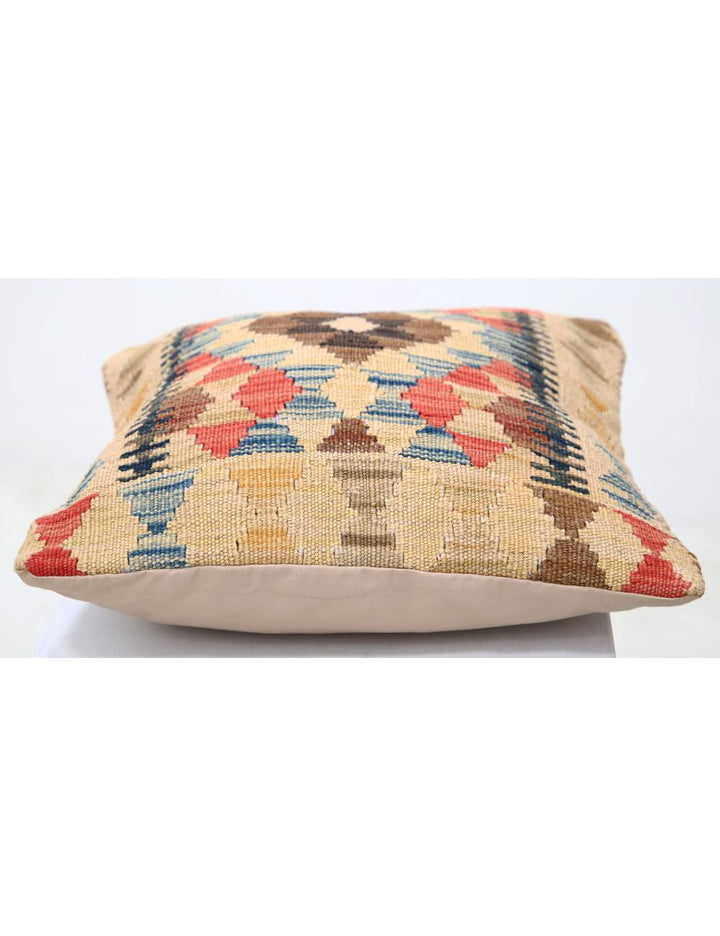 Afghan Tribal Pillow 1' 5" x 1' 5" Hand-Woven view