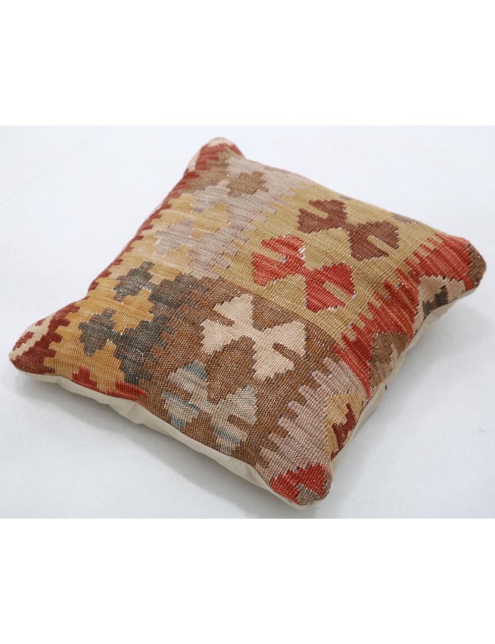 Afghan Tribal Pillow 1' 5" x 1' 5" Hand-Woven view