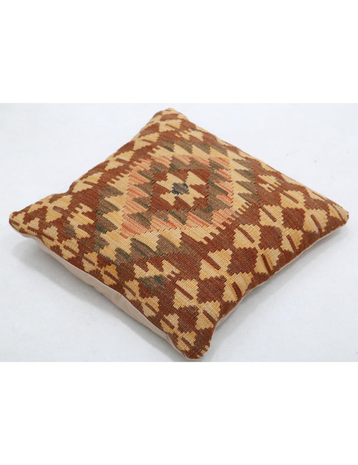 Afghan Tribal Pillow 1' 5" x 1' 5" Hand-Woven view