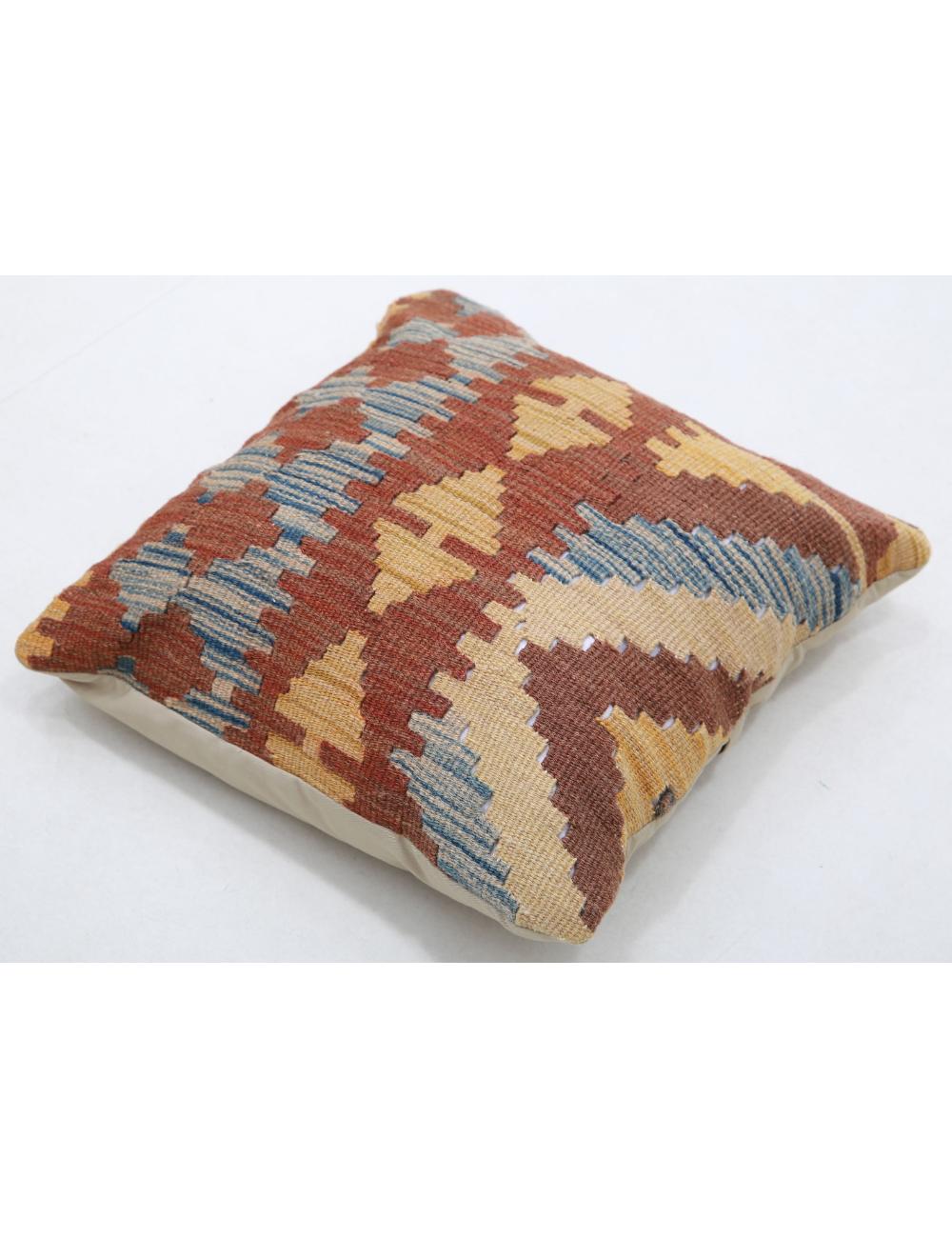 Afghan Tribal Pillow 1' 5" x 1' 5" Hand-Woven view
