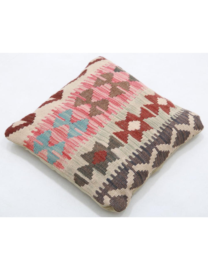 Afghan Tribal Pillow 1' 5" x 1' 5" Hand-Woven view
