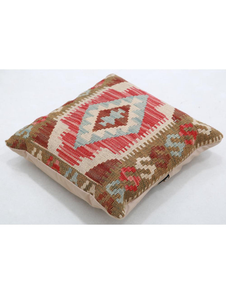 Afghan Tribal Rug 1' 5" x 1' 5" Hand-Woven view