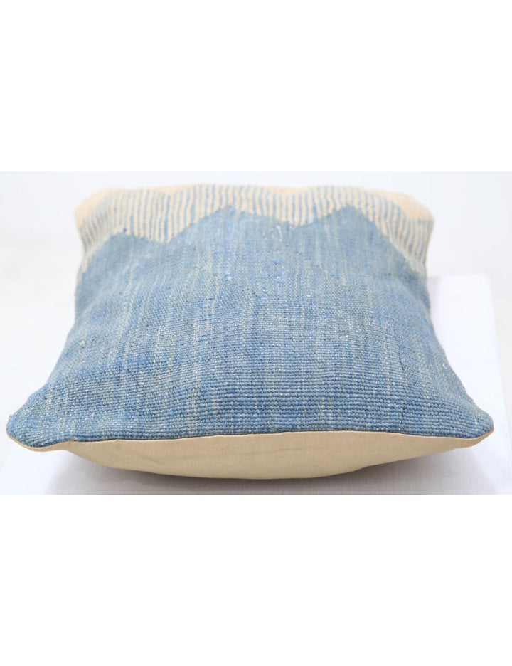 Afghan Tribal Pillow 1' 0" x 1' 5" Hand-Woven detail