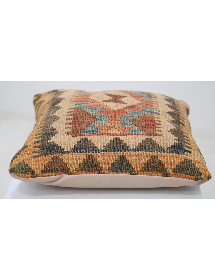 Afghan Tribal Rug 1' 5" x 1' 5" Hand-Woven detail
