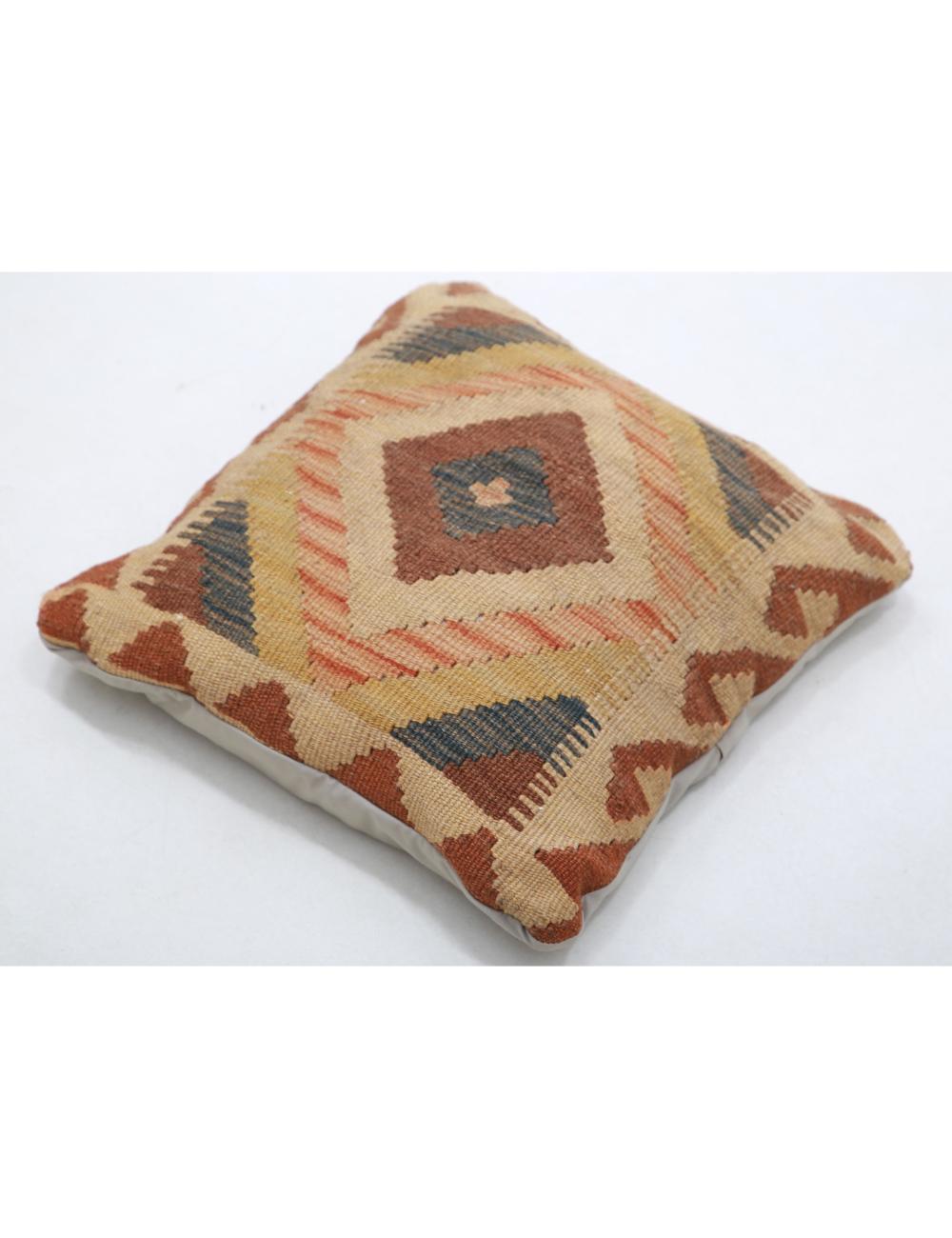 Afghan Tribal Pillow 1' 5" x 1' 5" Hand-Woven view