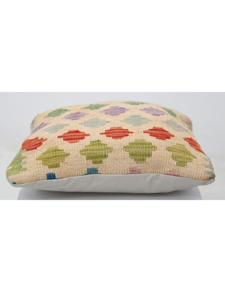 Afghan Tribal Pillow 1' 5" x 1' 5" Hand-Woven view
