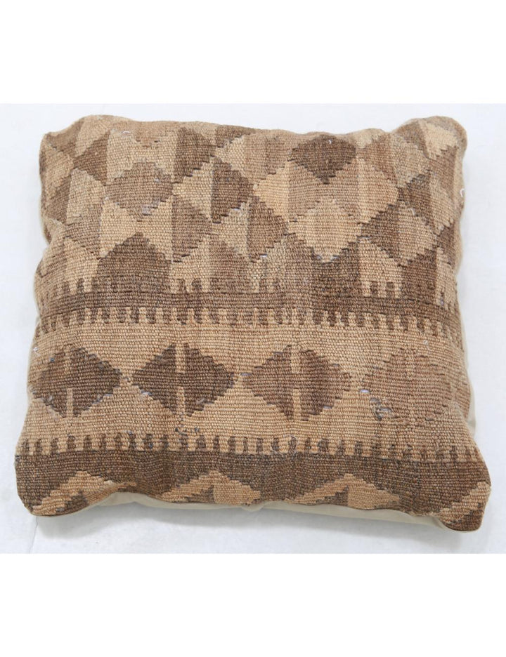 Afghan Tribal Rug 1' 5" x 1' 5" Hand-Woven