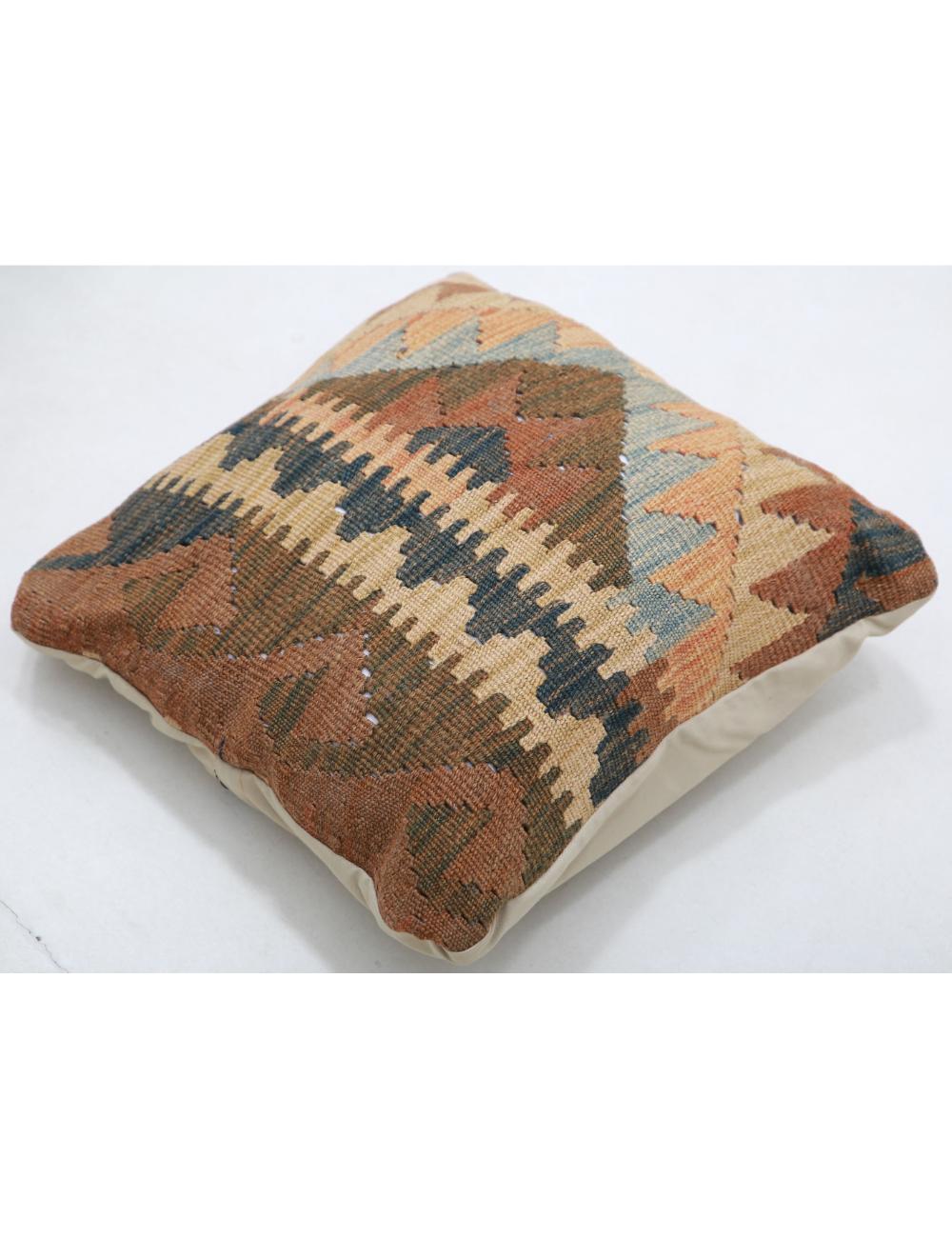Afghan Tribal Pillow 1' 5" x 1' 5" Hand-Woven view