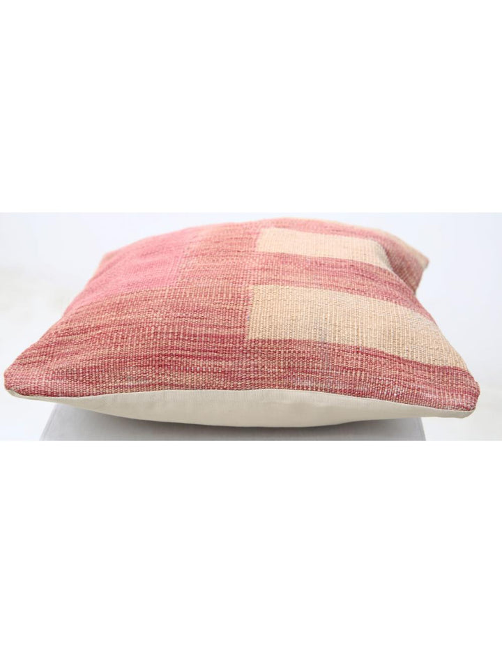 Hand Woven Tribal  Wool Pillow 1' 5" x 1' 5" - No. AT40865