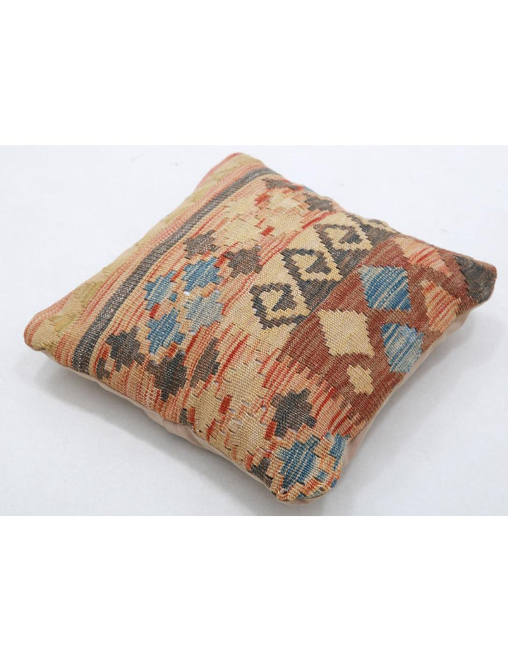 Afghan Tribal Pillow 1' 5" x 1' 5" Hand-Woven view