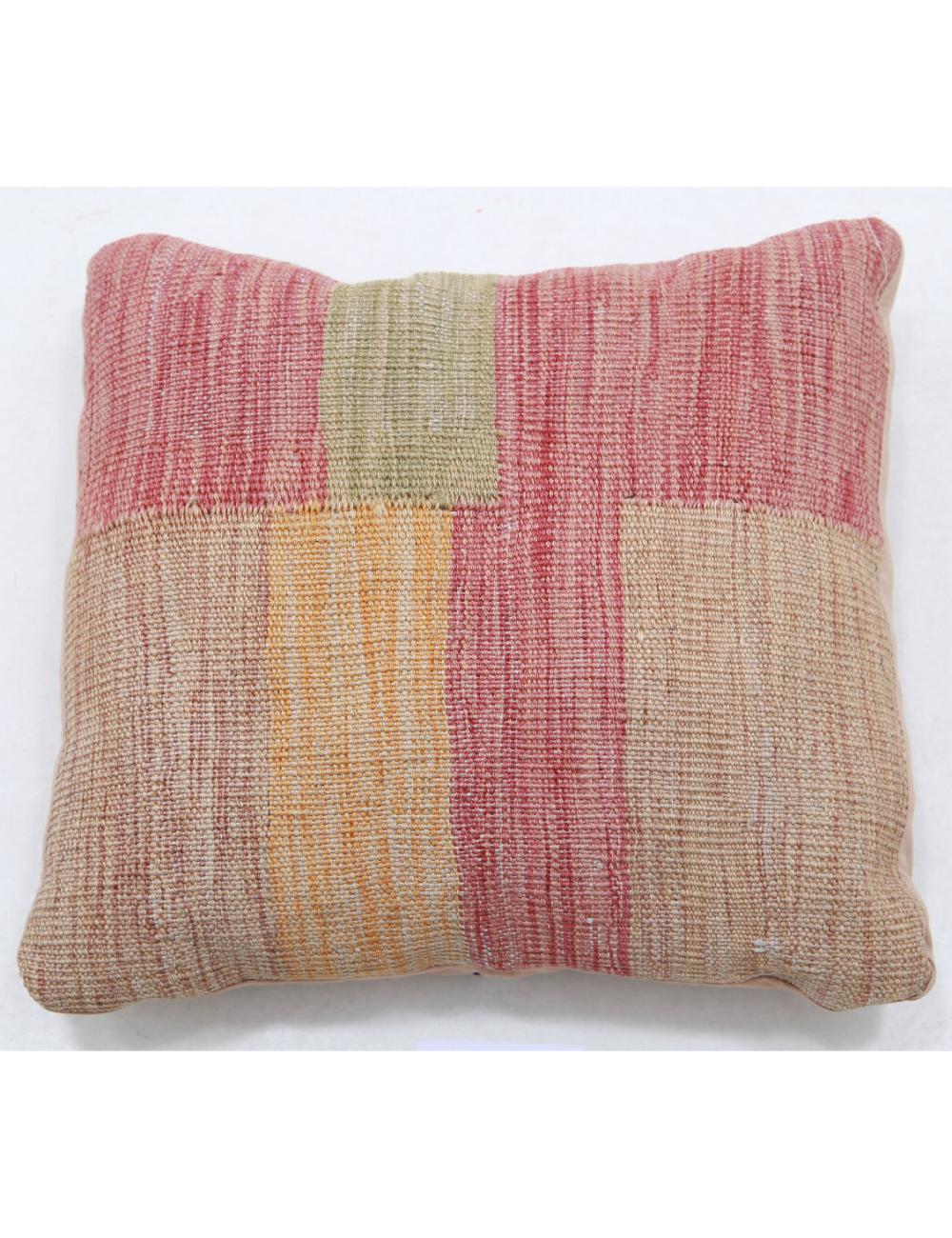Afghan Tribal Pillow 1' 5" x 1' 5" Hand-Woven