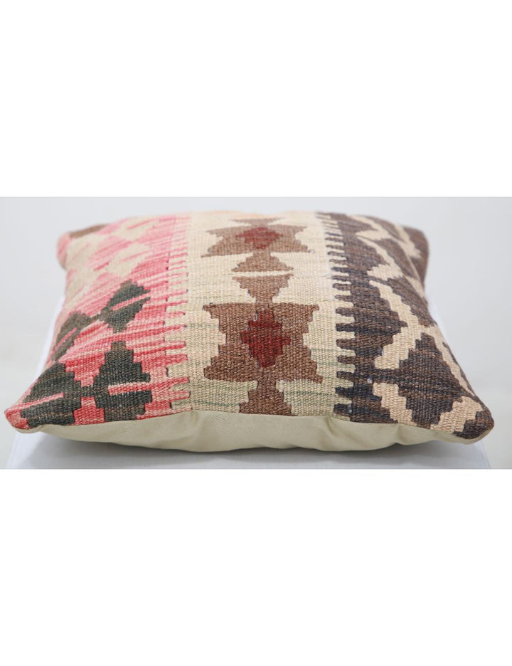 Afghan Tribal Pillow 1' 5" x 1' 5" Hand-Woven view