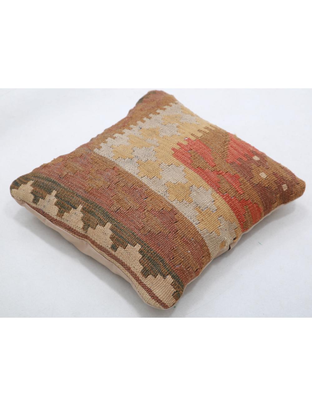 Afghan Tribal Pillow 1' 5" x 1' 5" Hand-Woven view