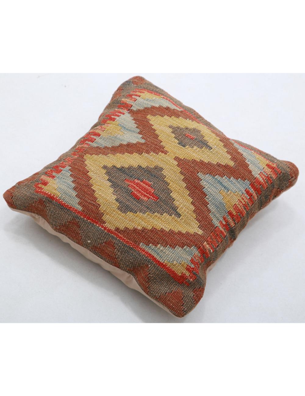 Afghan Tribal Pillow 1' 5" x 1' 5" Hand-Woven view