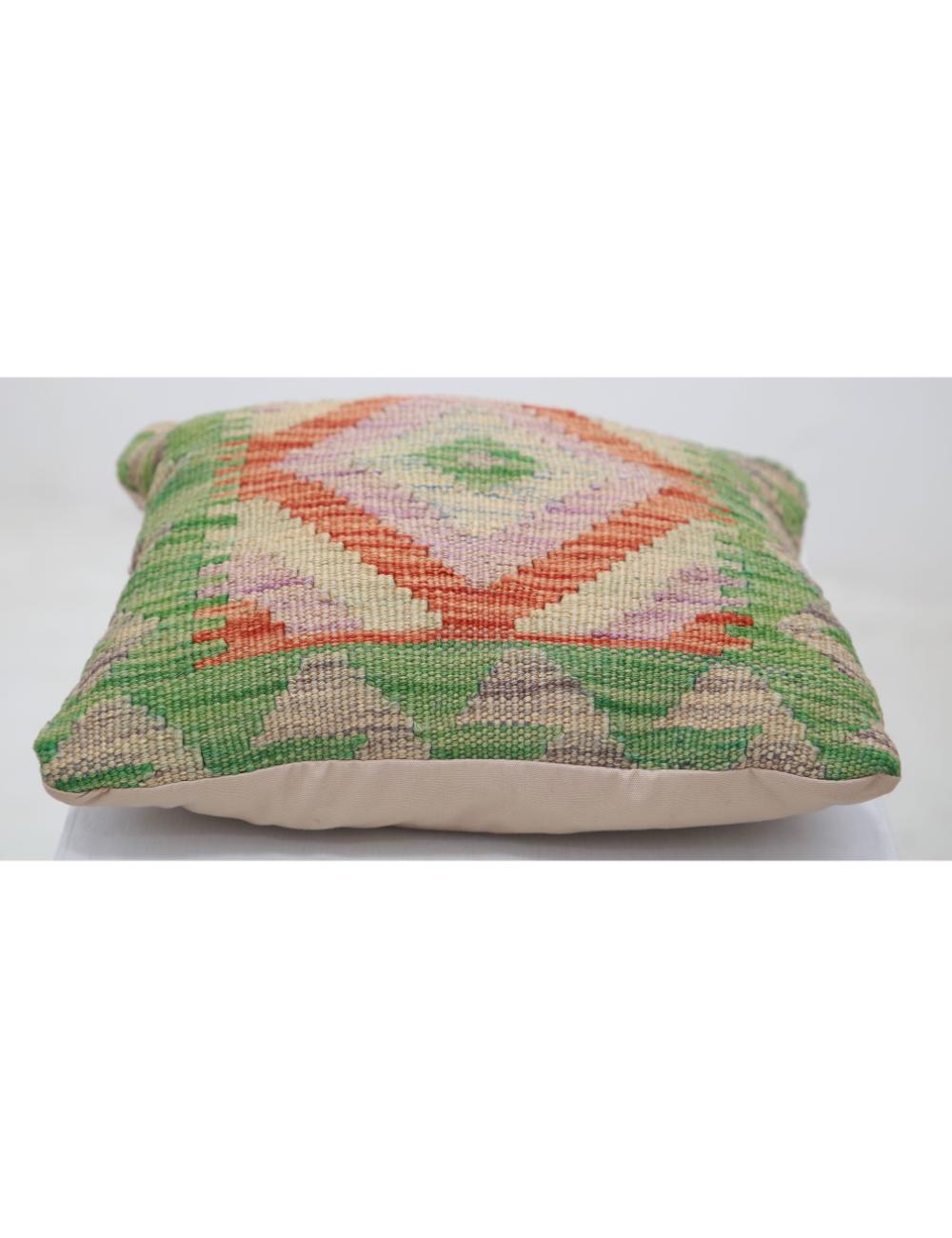 Afghan Tribal Pillow 1' 5" x 1' 5" Hand-Woven view