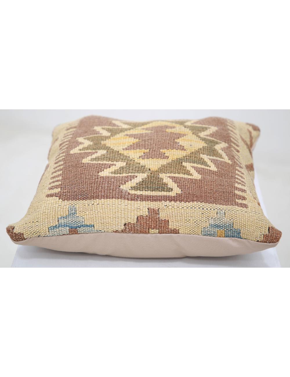 Afghan Tribal Pillow 1' 5" x 1' 5" Hand-Woven view