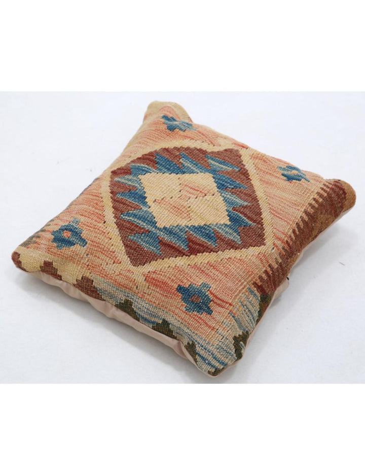 Afghan Tribal Pillow 1' 5" x 1' 5" Hand-Woven view