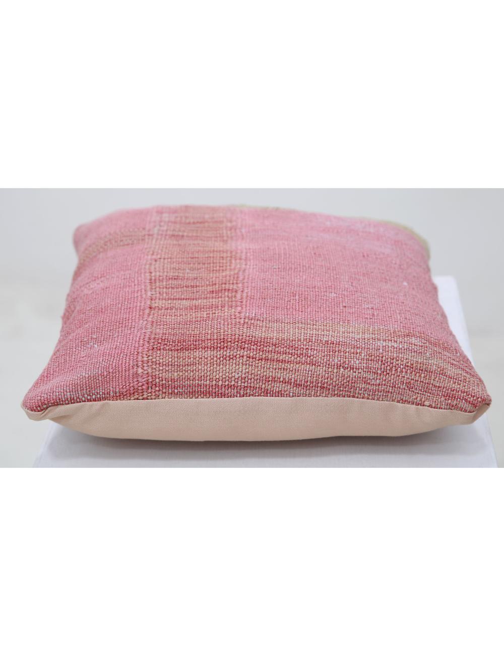 Afghan Tribal Pillow 1' 5" x 1' 5" Hand-Woven detail