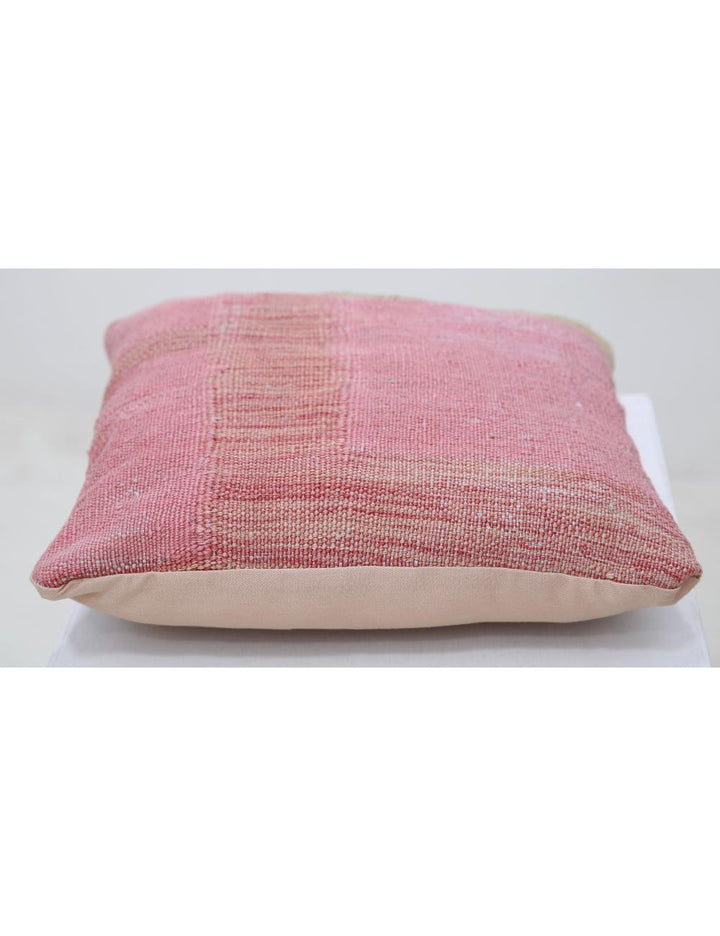 Afghan Tribal Pillow 1' 5" x 1' 5" Hand-Woven detail