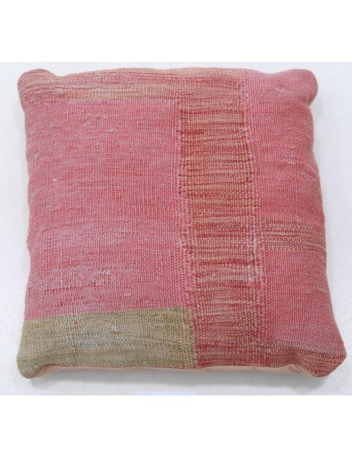Afghan Tribal Pillow 1' 5" x 1' 5" Hand-Woven