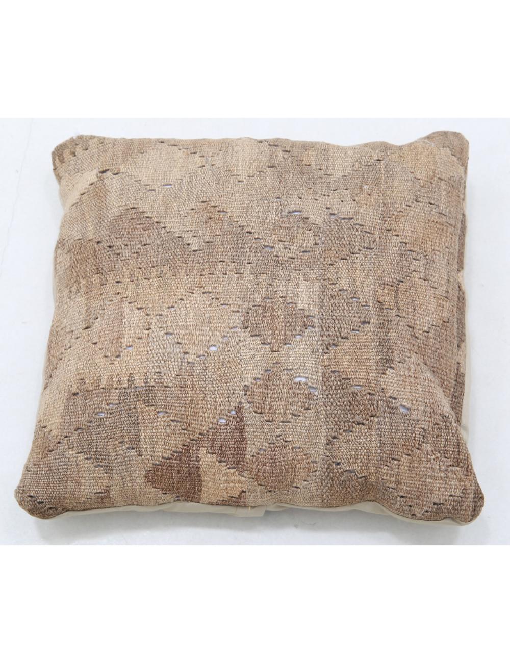 Afghan Tribal Pillow 1' 5" x 1' 5" Hand-Woven