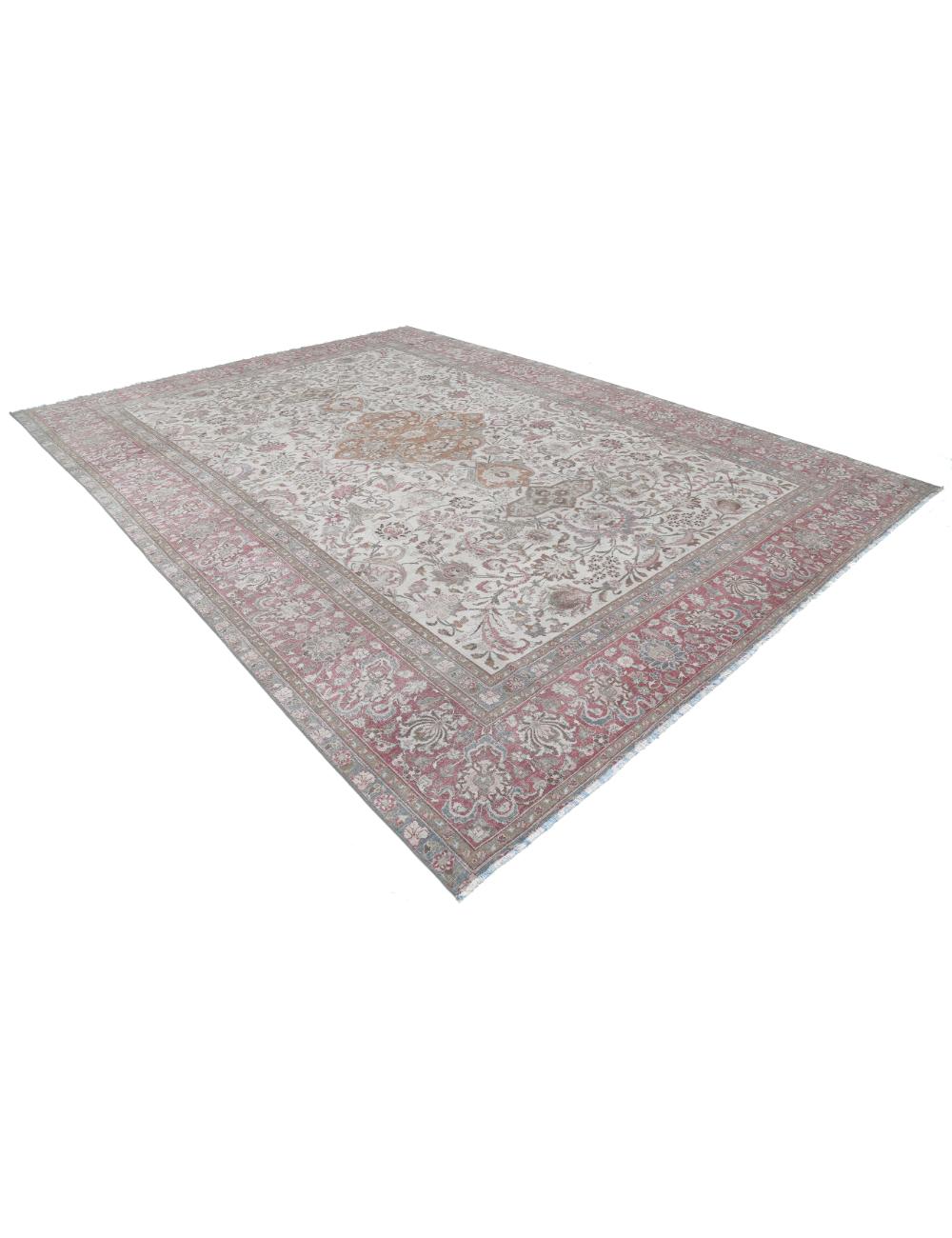 Afghan Vintage Rug 10' 9" x 14' 8" Hand-Knotted | No. AT83180