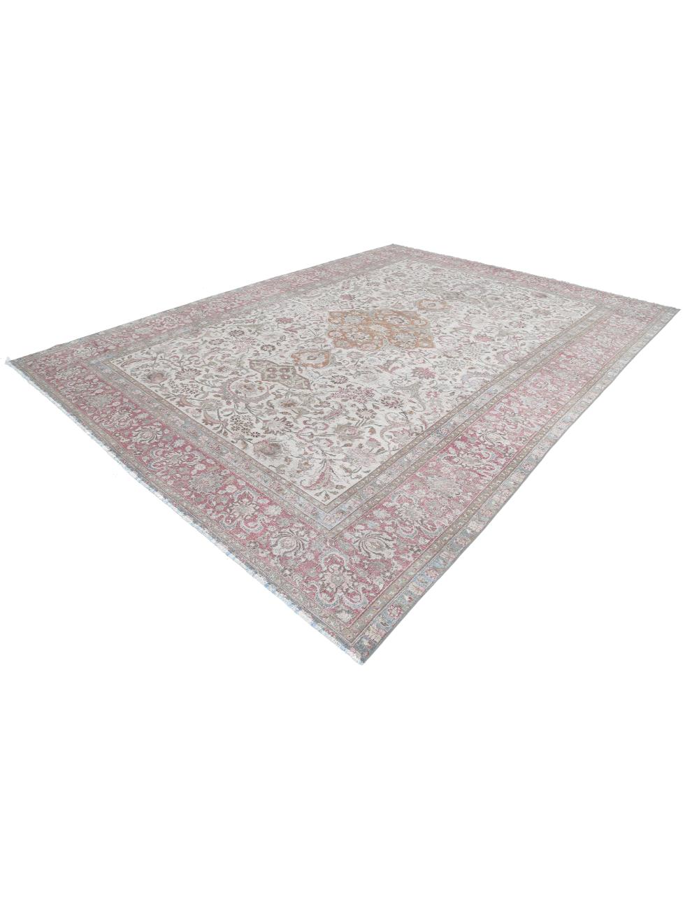 Afghan Vintage Rug 10' 9" x 14' 8" Hand-Knotted | No. AT83180