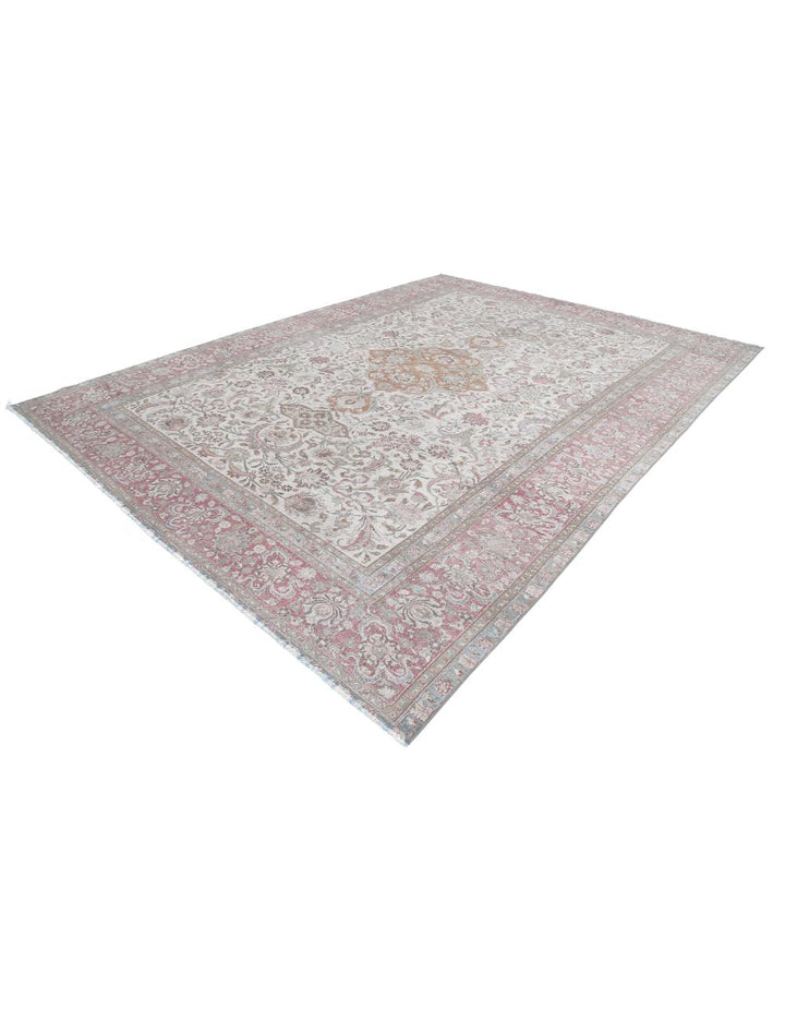 Afghan Vintage Rug 10' 9" x 14' 8" Hand-Knotted | No. AT83180