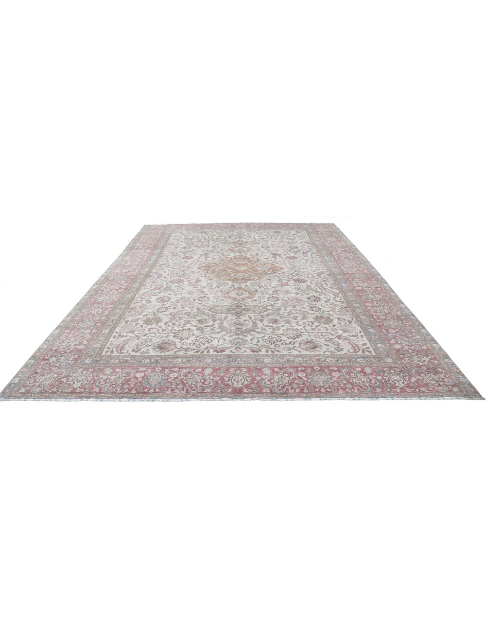 Afghan Vintage Rug 10' 9" x 14' 8" Hand-Knotted | No. AT83180