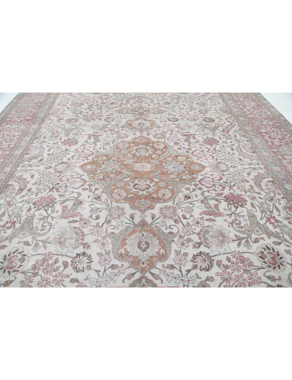 Afghan Vintage Rug 10' 9" x 14' 8" Hand-Knotted | No. AT83180