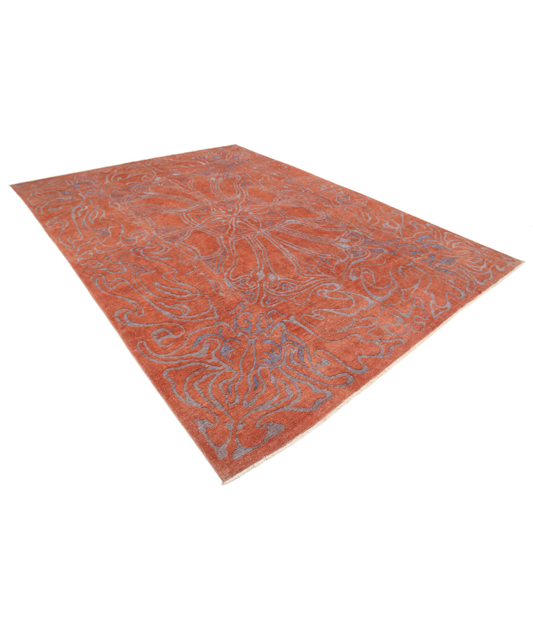 Afghan Oriental Rug 8' 9" x 11' 10" Hand-Knotted | No. AT56706