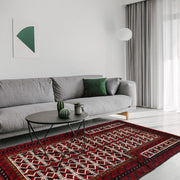 Muslim Prayer Rug 2' 7" x 4' 5" - No. AL58912