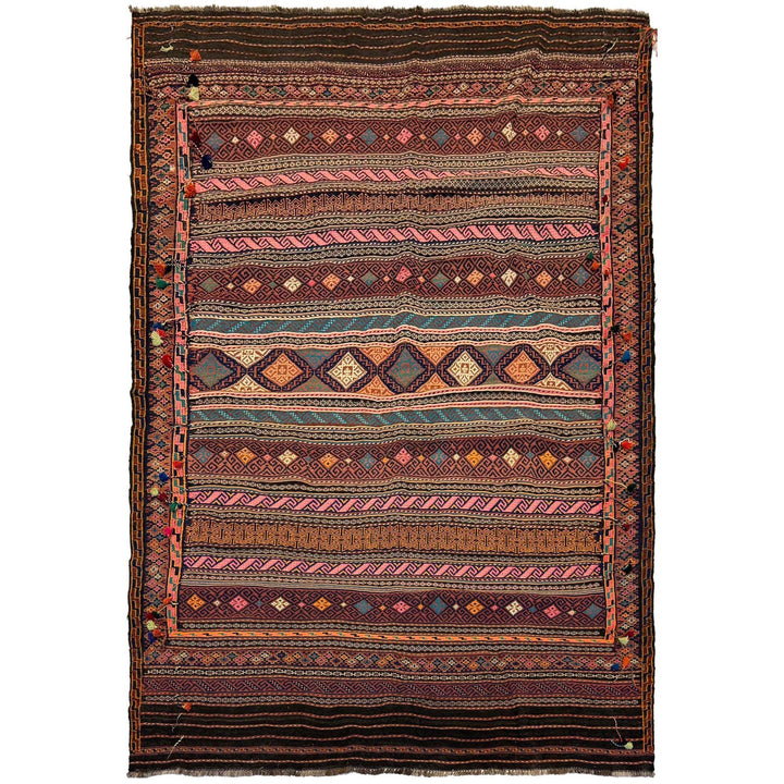 Afghan Laghari Kilim 5' 3" x 7' 9" - No. AL52604