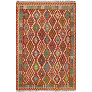 Hand Woven Wool Kelim 6' 9" x 10' 1" - No. AL64864