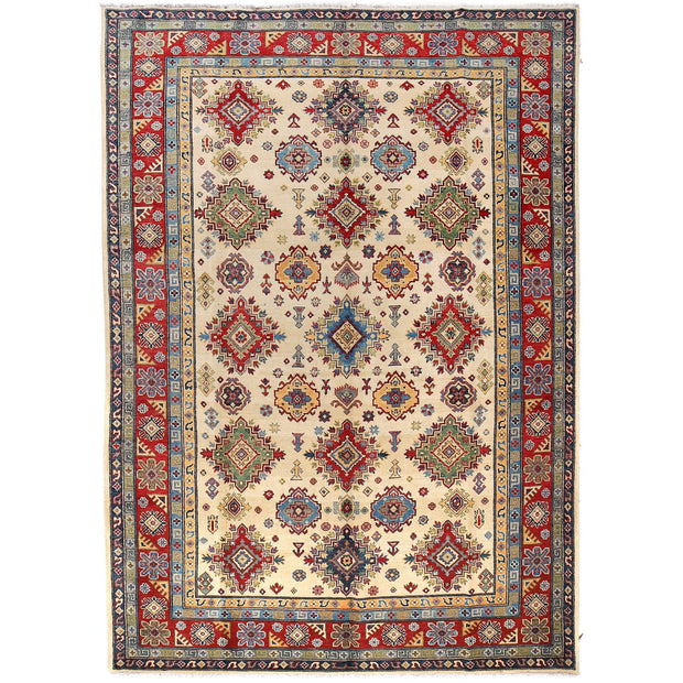 Handmade Kazak Area Rug 6' 8" x 9' 7" - No. AL90671