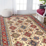 Handmade Kazak Area Rug 6' 8" x 9' 7" - No. AL90671