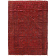 Overdyed Wool Carpet 4' 1" x 5' 6" - No. AL10819