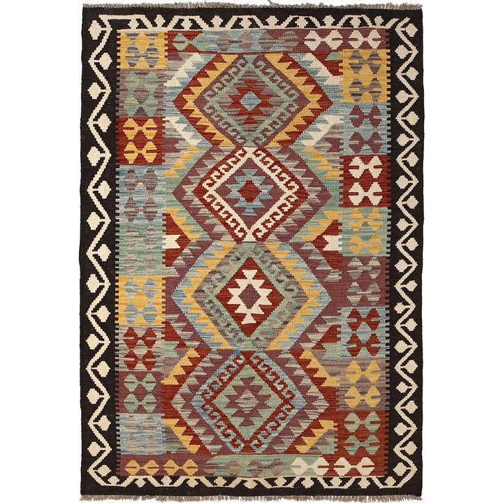 Small Size Chobi Kilim 4' 1" x 5' 11" - No. AL69729