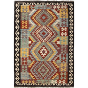 Small Size Chobi Kilim 4' 1" x 5' 11" - No. AL69729