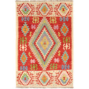 Small Size Chobi Kilim 4' 0" x 6' 0" - No. AL82750