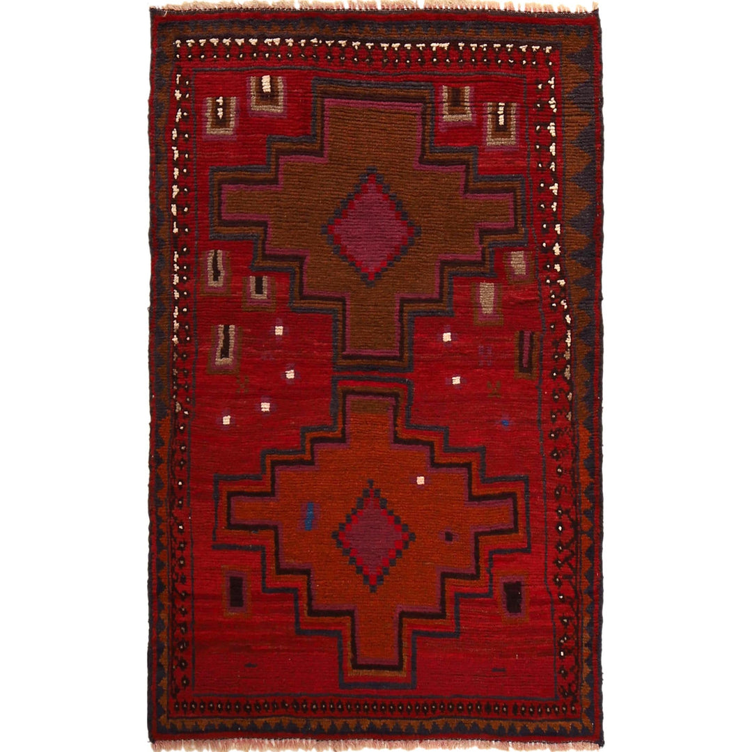 Tribal Baloch Rug 2' 9" x 4' 3" - No. AL78649