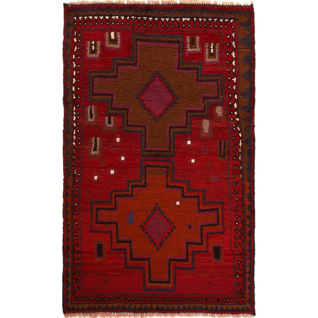 Tribal Baloch Rug 2' 9" x 4' 3" - No. AL15282