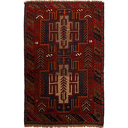 Traditional Baloch Rug 2' 10" x 4' 3" - No. AL10761