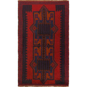 Hand Knotted Baluchi Rug 2' 9" x 4' 8" - No. AL67117