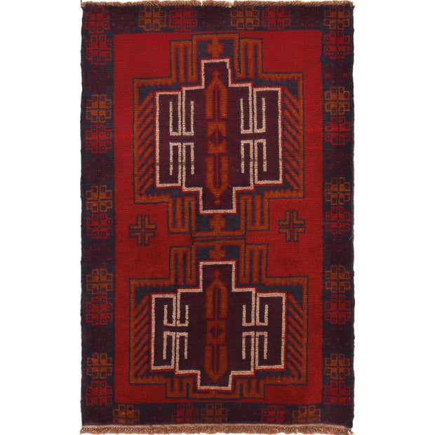 Baluch Small Size Rug 2' 11" x 4' 7" - No. AL38712
