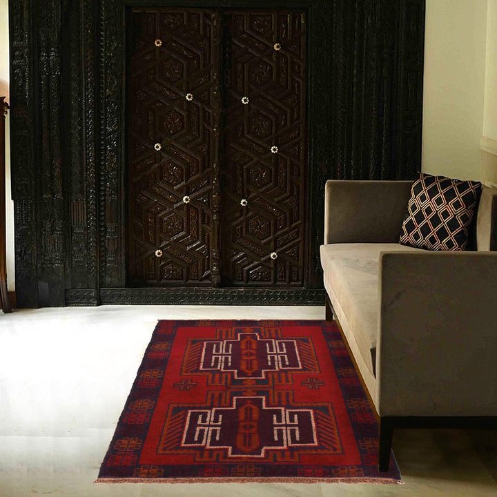 Baluch Small Size Rug 2' 11" x 4' 7" - No. AL38712