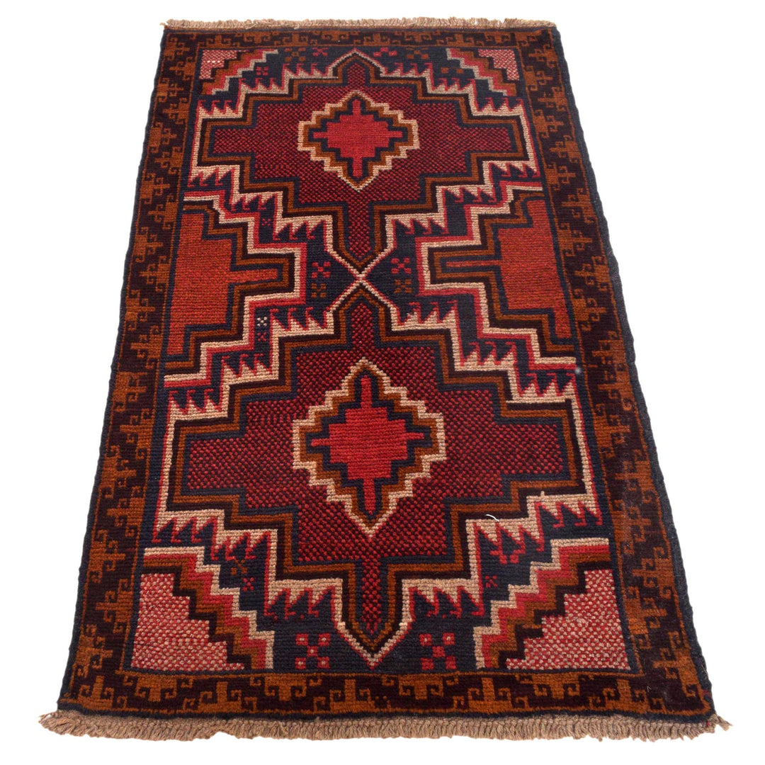 Multi Color Baluchi Rug 2' 9" x 4' 5" - No. AL41108